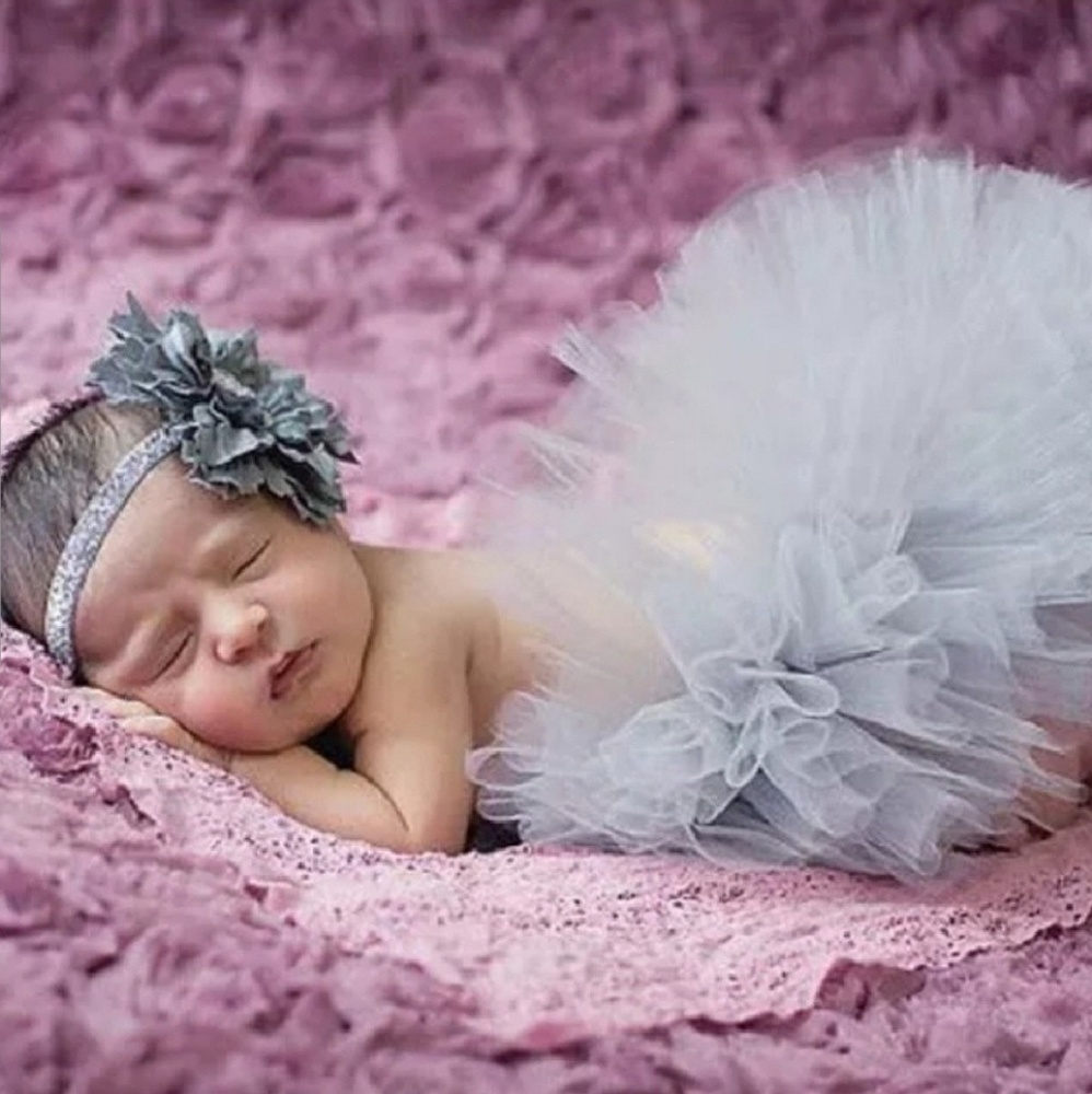 BabyGirl Tutu and Headband Set Photoshoot Outfit🎁 - Picture 3 of 4